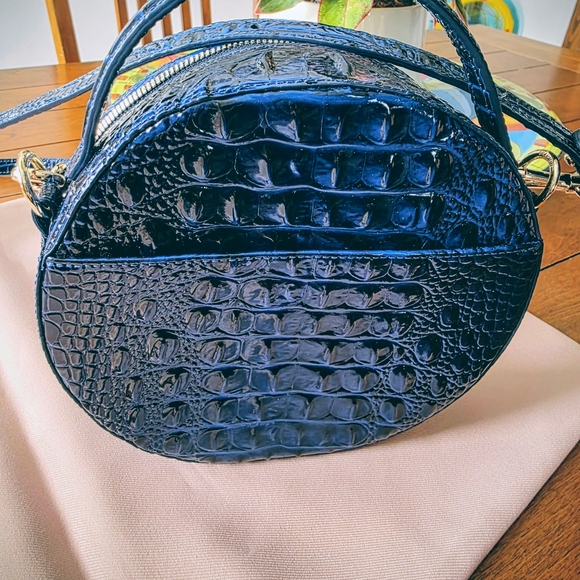 Brahmin Lane Anchor Blue Crossbody Melbourne - Picture 3 of 5